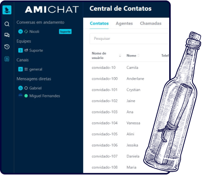 Cadastro de contatos
